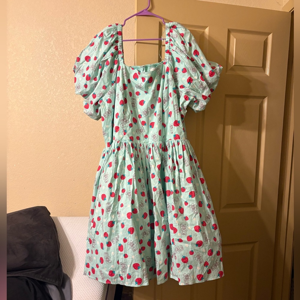 NWT Disney Pixar Lotso Strawberries Dress for Women Toy Story 3 Size 3X